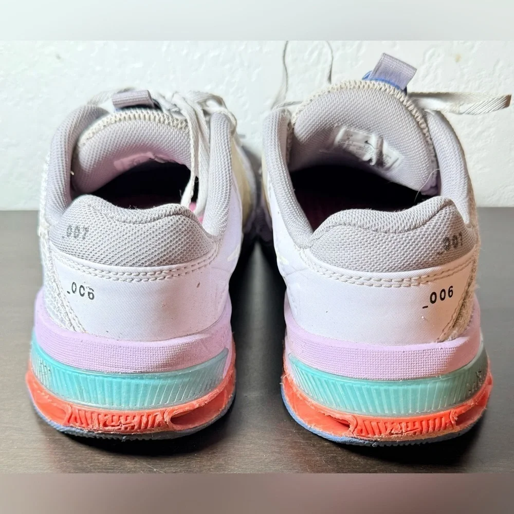 Nike Purple and Blue Sneakers Sporty Mesh Design